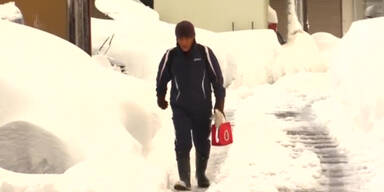 Tote nach Schneefällen in Japan