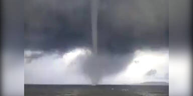 Tornado vor Urlaubsinsel Kreta