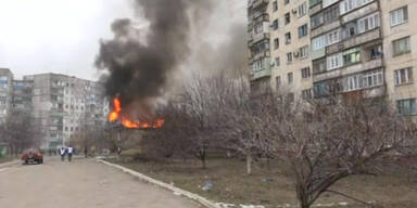 Tote bei Raketenangriff auf Mariupol