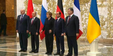 Friedensgespräche in Minsk