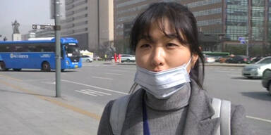 Gelber Dunst über Südkorea