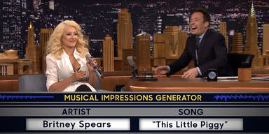 Christina Aguilera imitiert Britney