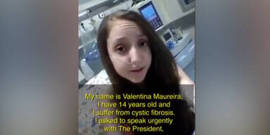 Todkrankes Mädchen bittet Präsidentin, sterben zu dürfen