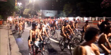 Nackt-Radeln in Rio