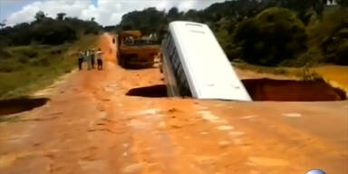 Schlimmer Busunfall in Brasilien