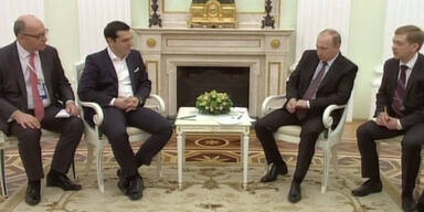 Tsipras trifft Putin in Moskau