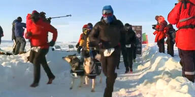 Nordpol-Marathon in Schnee und Eis