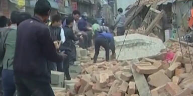 Hunderte Tote nach Erdbeben