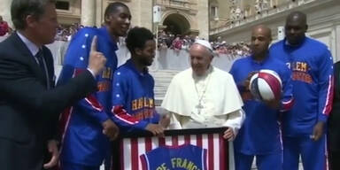 Harlem Globetrotters besuchen Papst