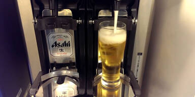 Bierautomat schenkt perfekt Bier ein