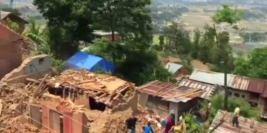 Erschreckende Aufnahmen aus Nepal