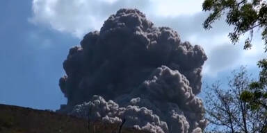 Vulkan-Ausbruch in Nicaragua