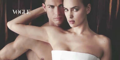 Shayk posiert mit Ronaldo für Vogue