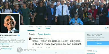 Barack Obama jetzt auf Twitter