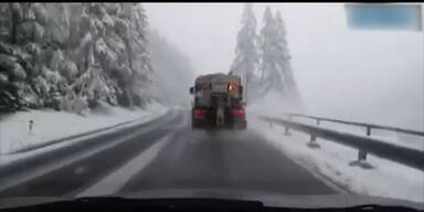 Wintereinbruch Mitte Mai in Österreich