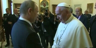 Papst empfängt Putin zu Privataudienz