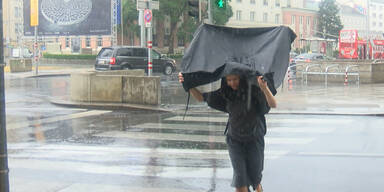 Starker Regen trifft Wien