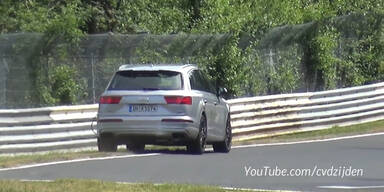 Audi-Prototyp bei Testfahrt gecrasht