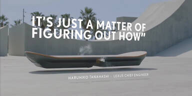 Hoverboard von Lexus schwebt wirklich