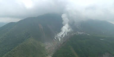 Japan: Berg Hakone spuckt wieder Asche
