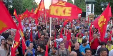 Demo gegen Regierung Tsipras