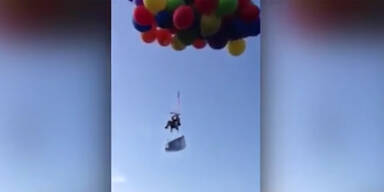 110 Luftballons: Mann flog davon