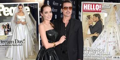 So traumhaft war Jolies & Pitts Hochzeit!