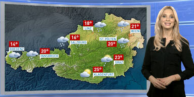 Wetterupdate: Von Westen Regenschauer, davor sonnig