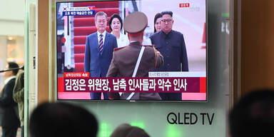 Kim Jong-un empfing Moon in Pjöngjang