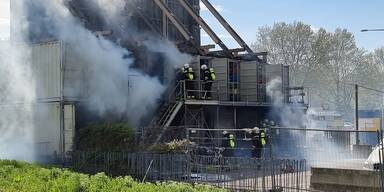 Containerbrand in Wien