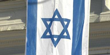 Israelische Fahne am Alten Rathaus von LInz