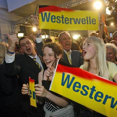 Wahlgewinner FDP feiert