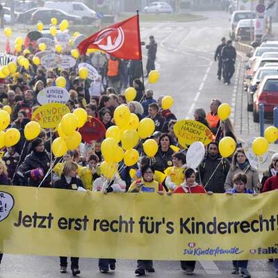 Kindergärtnerinnen-Demo in Wien