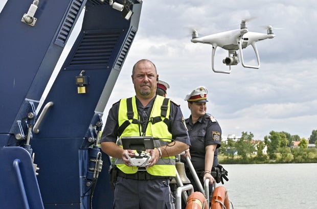Pilotprojekt mit Polizei-Drohnen in Wien