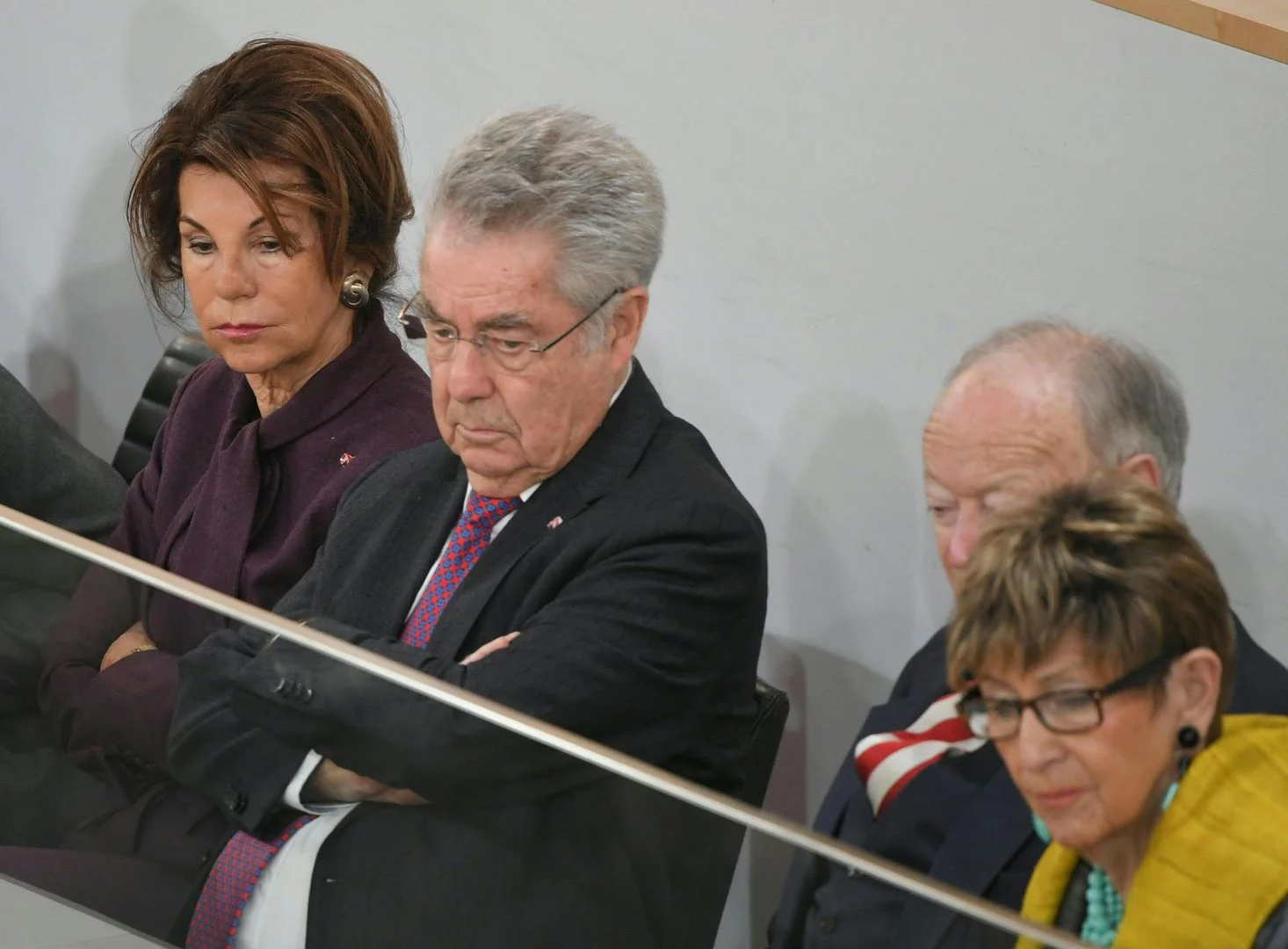 Ex-Kanzlerin Bierlein und Ex-Präsident Fischer 