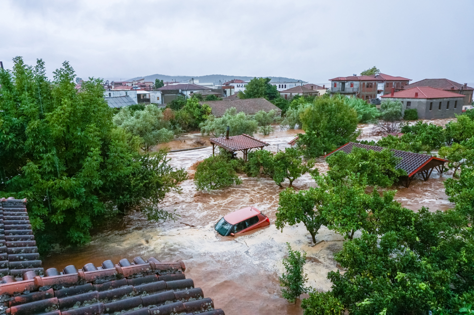 Flut Griechenland
