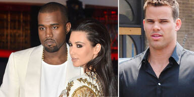 Kim Kardashian & Kanye West, Kris Humphries