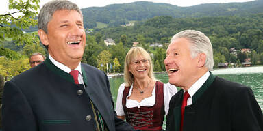 Spindelegger, Justizministerin Karl und  Pühringer  stechen in See.