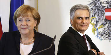 Faymann und Merkel beraten erneut