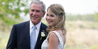 George W. Bush & Tochter Jenna