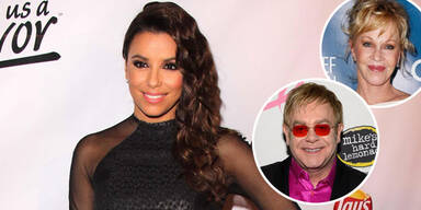Eva Longoria, Elton John, Melanie Griffith kommen zum Life Ball 2013