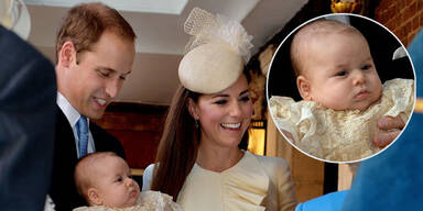 Prinz George, Herzogin Kate, Prinz William