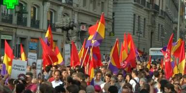 Spanier demonstrieren gegen Königshaus