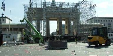 Berliner Fanmeile abgebaut