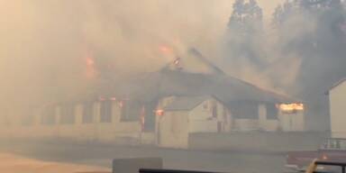Feuer wütet in kalifornischer Kleinstadt