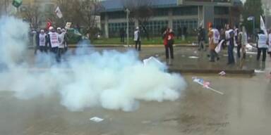 Tränengas-Einsatz gegen Lehrer