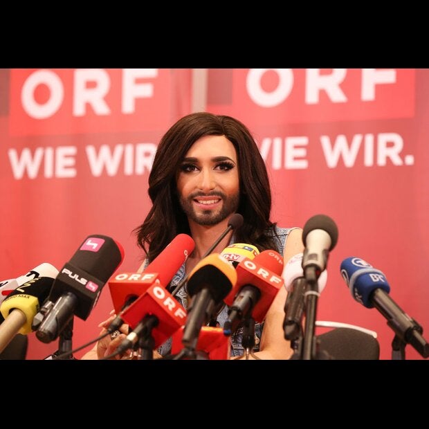 So jubelnd wurde Conchita Wurst empfangen