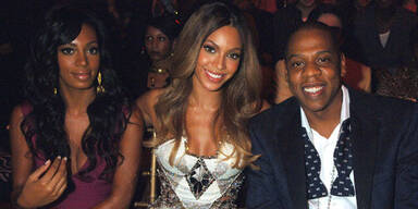 Solange Knowles mit Beyoncé und Jay-Z