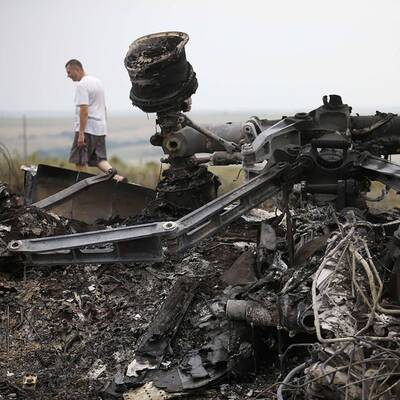 MH17: Die Fotos des Flugzeug-Absturzes