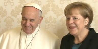 Merkel zu Besuch bei Papst